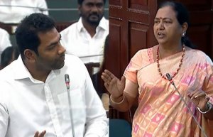 சட்டப்பேரவையில் அமைச்சர் ஆதவ் அர்ஜுனாவைப் பேச அனுமதிக்கக் கூடாது: பிரேமலதா விஜயகாந்த் பேச்சு!
