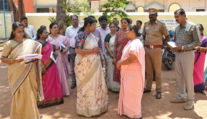 137 வாக்குச்சாவடிகள் பதற்றமானவை: பாதுகாப்பு குறித்து குமரி மாவட்ட ஆட்சியர் ஆய்வு!