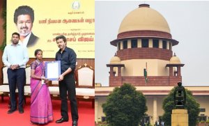 கரூர் சம்பவத்தில் அரசு வேலை: உயர்நீதிமன்ற உத்தரவுக்கு உச்சநீதிமன்றம் இடைக்காலத் தடை!
