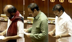 மாநிலங்களவை உறுப்பினர்களாக திருச்சி சிவா, அன்புமணி, தம்பிதுரை உள்ளிட்டோர் பதவியேற்பு!